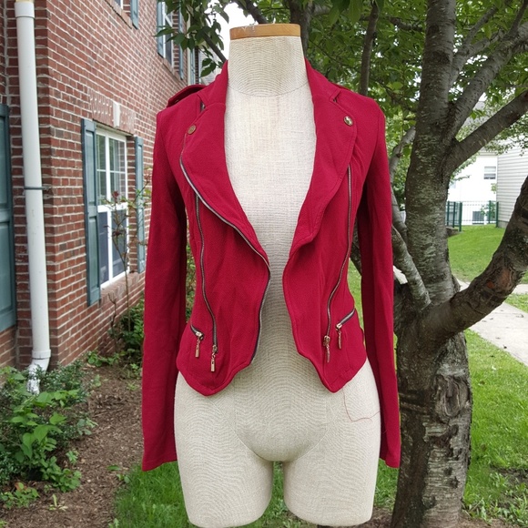 Beautiful Cranberry Jacket - Picture 3 of 5